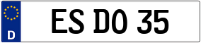 Truck License Plate